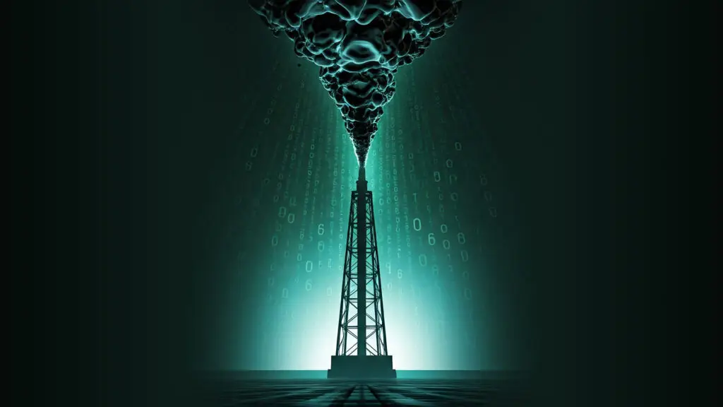Datos: El nuevo petróleo de los contact centers. 1 torre petrolera evocando